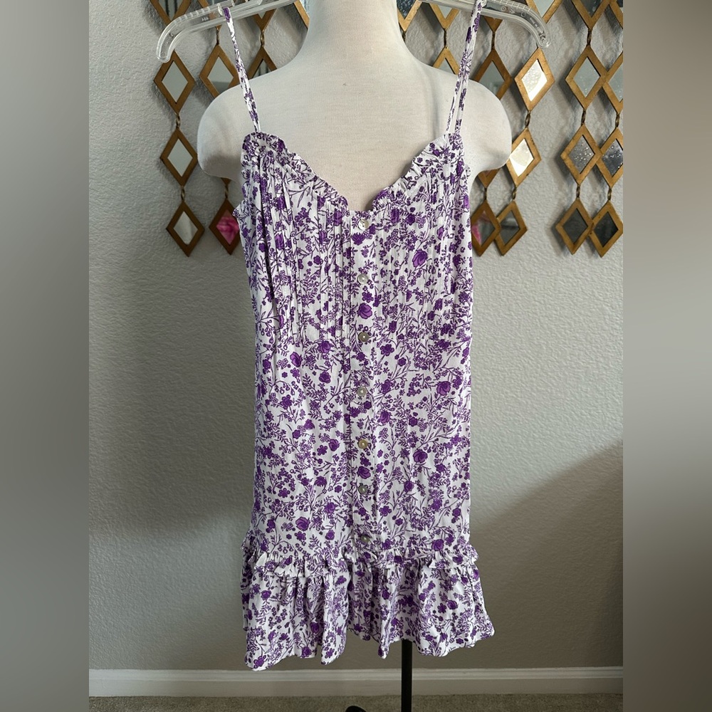 Floral Purple Dress